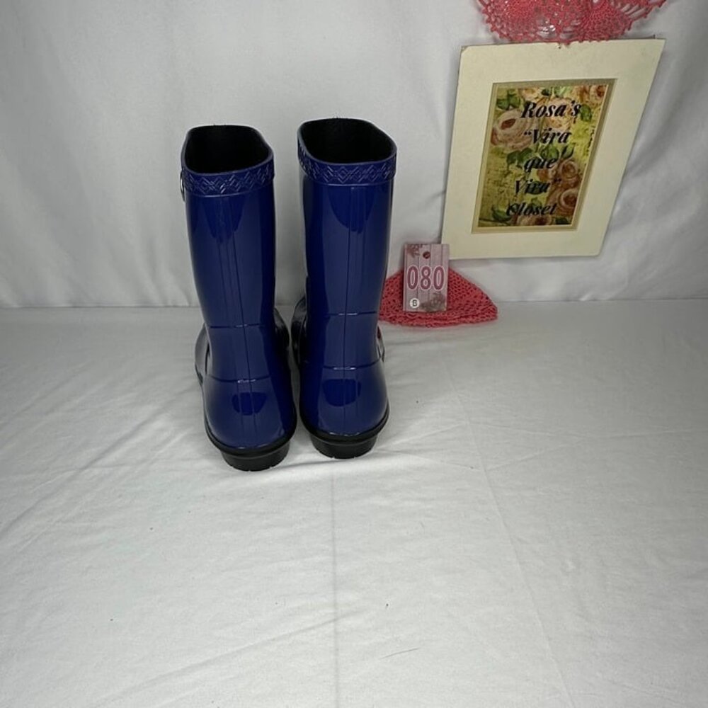 Ugg Women's Sienna Waterproof Royal Blue Rain Boots Size 11 - Picture 4 of 14